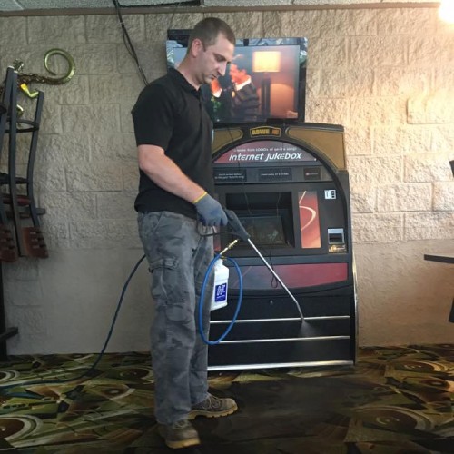 Electrostatic covid 19 spraying Meridian, CO results